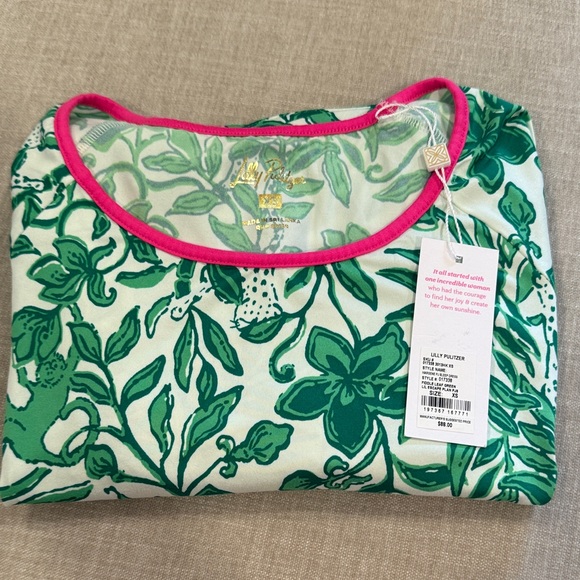 Lilly Pulitzer Other - NWT- Lilly Pulitzer Green Floral Nightgown🩷